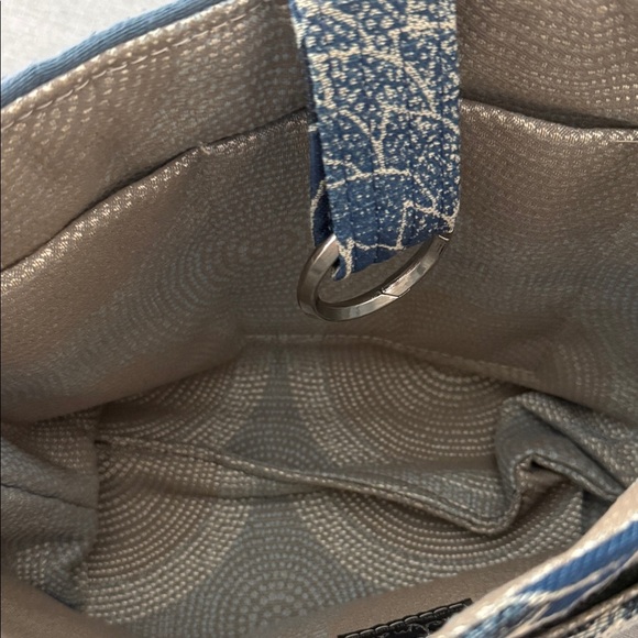 Sacamain Floral Blue and Green Women's Bag - Picture 9 of 9